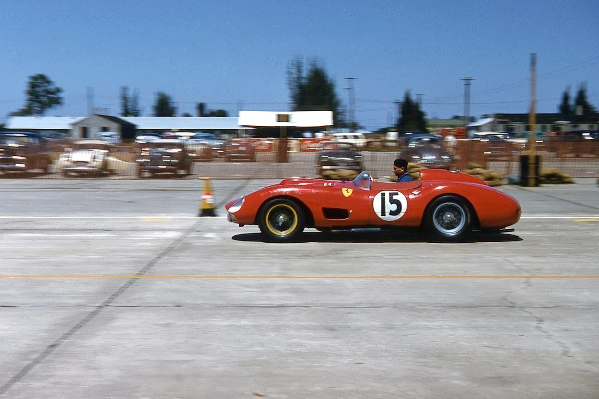 CN. 0656 - Test pre-gara per la vettura di Gregory e Brero alla 12 Ore di Sebring 1957